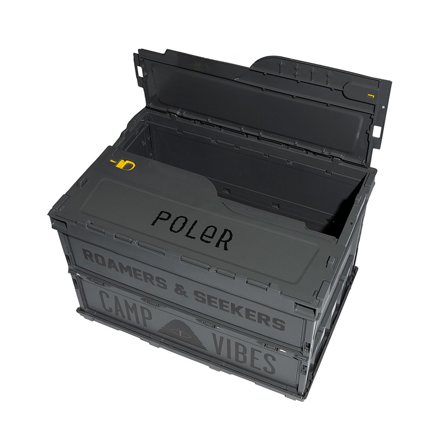 POLER FOLDING CONTAINER GRAY