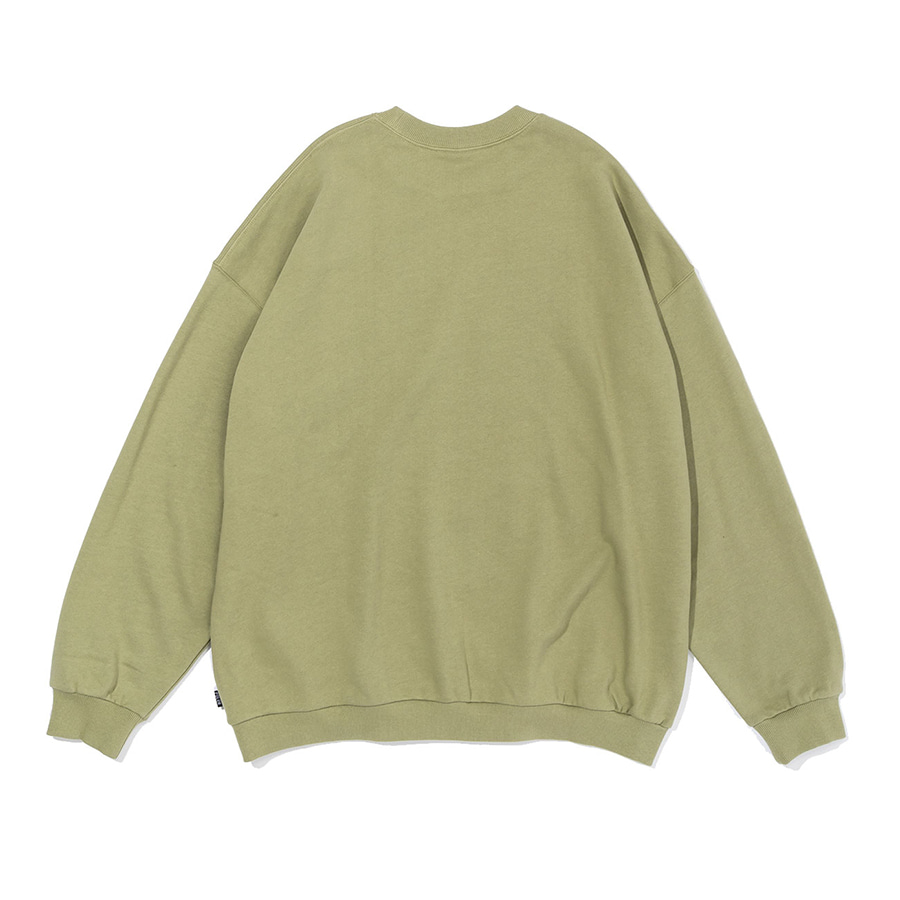 STATE APPLIQUE CREW WILLOW GREEN