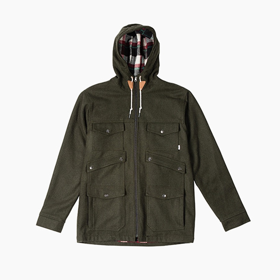 OUTPOST WOOL JACKET OLIVE