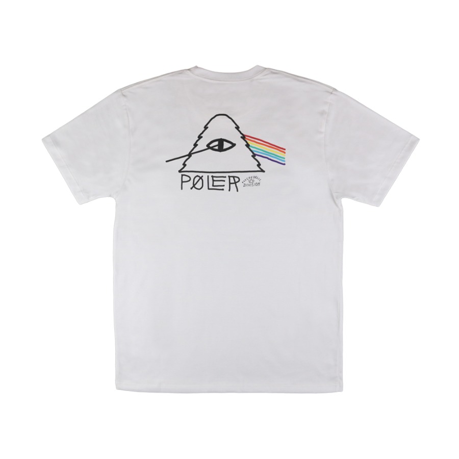POLER PSYCHEDELIC TEE WHITE