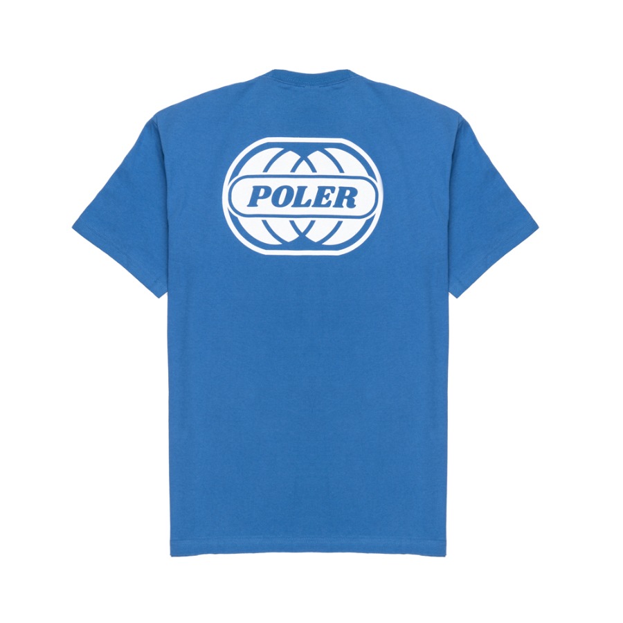 POLER AIRLINES TEE ROYAL BLUE