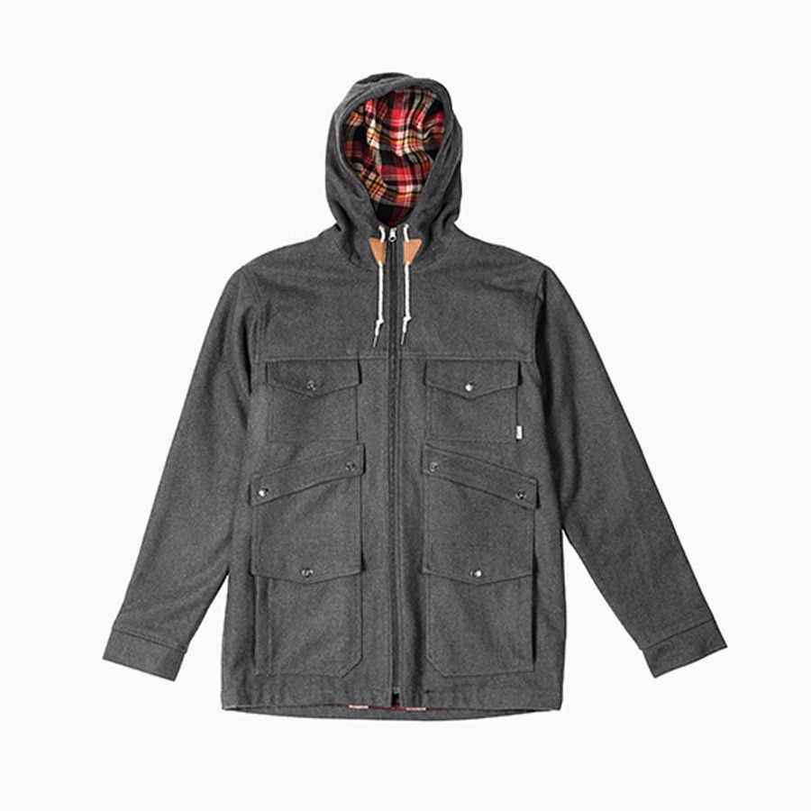 OUTPOST WOOL JACKET GREY