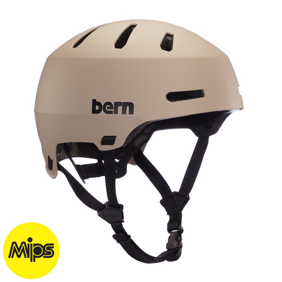 [BERN] MACON 2.0 MIPS SAND 자전거 헬멧