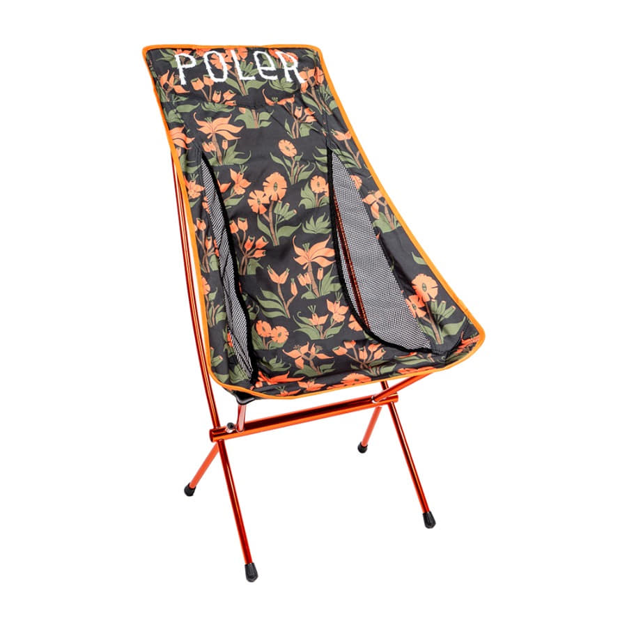 STOWAWAY CHAIR ORCHID FLORAL BLACK