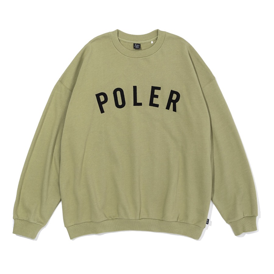 STATE APPLIQUE CREW WILLOW GREEN