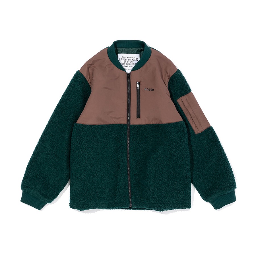 SWITCHING BOA JACKET GREEN/BROWN